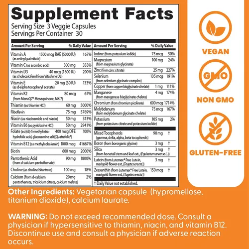 El Mejor Complejo Mineral Multivitamínico De Doctors, Comple