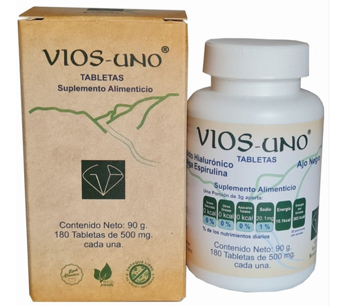 Vios-uno Spirulina, Ajo Negro, Msm