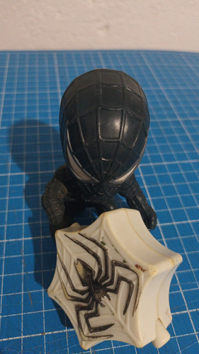 Speeder Man Black Burger King Happy Meal Marvel 2006 (Usado)