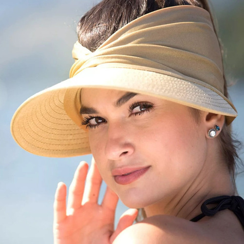 Sombrero Sol Mujer Uv Protección Gorra Deportiva De Playa