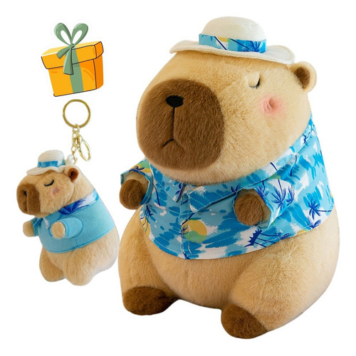 2 Peças De Bonecas Decorativas De Capivara De Pelúcia Realis