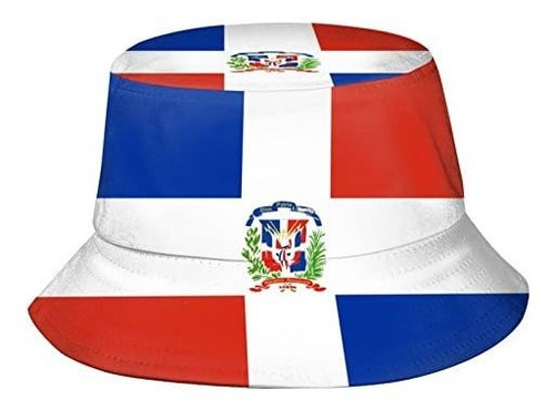 Divertidos Sombreros De Cubo Con Bandera De Dominica, Gorra 