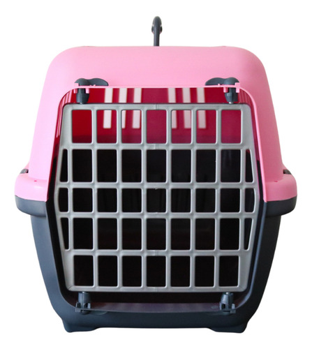 Transportadora Domus 1 Mascotas Pequeñas - Beruplast Color Rosa Claro