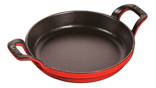 Travessa Redonda De Ferro Fundido Staub 16cm Cereja