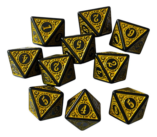 6 Paquete De 5-6, 10 Uds., Dados De 15mm, Juego De 6 Piezas
