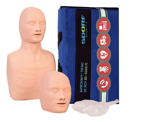 Kit Simulador Rcp Simulador De Dea E Ambu De Ressuscitação