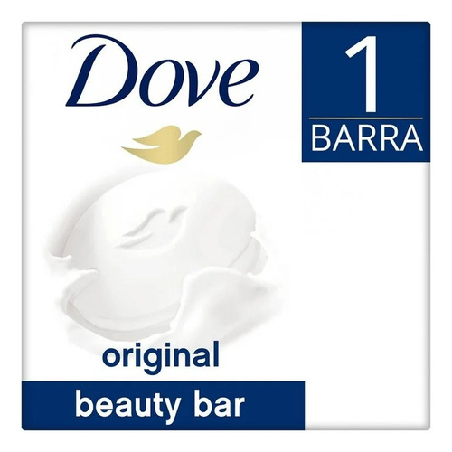 10 Pza Jabón En Barra Dove Original 135 G