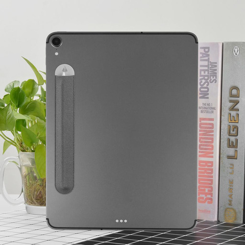 Funda Para Lápiz Protectora De Tela Elástica A Gris Oscuro