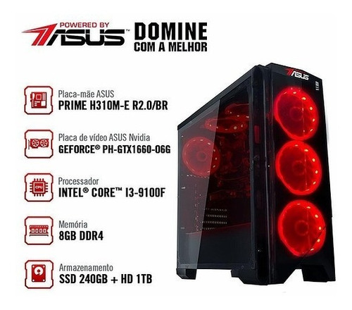 Imagem 3 de 8 de Computador Gamer Brx Intel Core I3-9100f