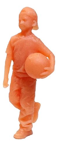 Diorama Figura Cena Em Miniatura Menino Segurando Uma Bola