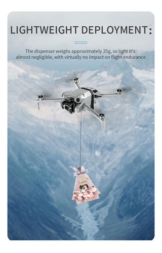 Sistema Airdrop De 12 Km Para Accesorios De Drones Dji Mini