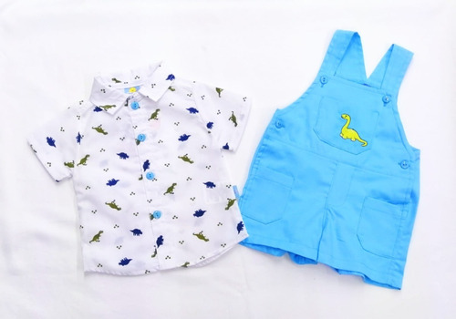 Conjunto Tabitas Azul Niño 2202 Talla #3 A 18 Meses A