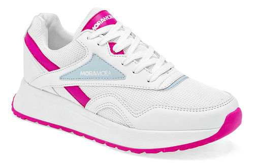 Tenis Casual Mujer Moramora Blanco 125-515