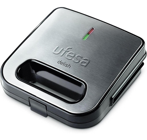 Sandwichera Acero Inox Ufesa Sw7870 Delish 900w 2 Sandwiches