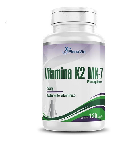 Vitamina K2 Mk-7 Menaquinona 120 Cápsulas Softgel Econômico Sabor Sem Sabor
