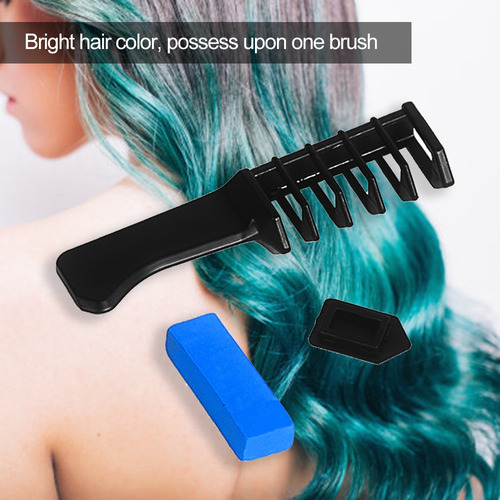 Imagen 4 de 9 de 10 Colores Tiza Peine Tinte De Pelo Temporal Brillante Pelo