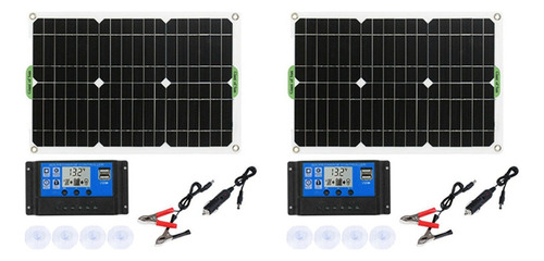 Kit De Paneles Solares De 180 W, Cargador De Batería De 12 V