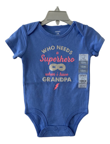 Body Carters Nena Superhero Talle 18 Meses Original