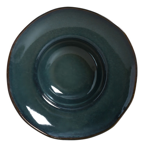 JOGO C/ 4 PRATOS DE MASSA ORGÂNICO OCEANO Ø28x6,5CM 450ML PORTO BRASIL