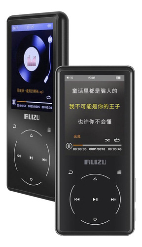 Reproductor De Música Ruizu D16 16g Añade Tarjeta 32g