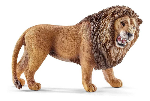 Schleich Animales Juguete León Rugiente +libro