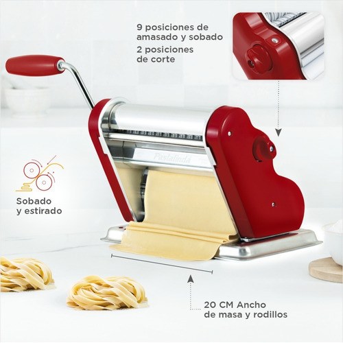 Imagen 5 de 10 de Pastalinda Máquina Clásica 200 Bordó