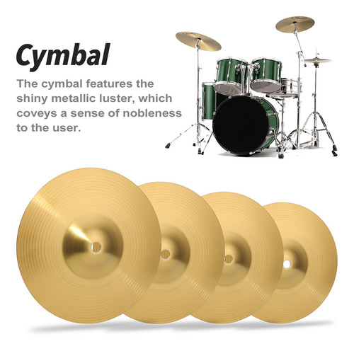 Platillos Crash Latón Platillos Para Instrumentos De Batería