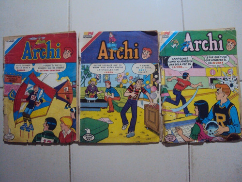 Lote De 3 Comics: Archi. Serie Aguila.