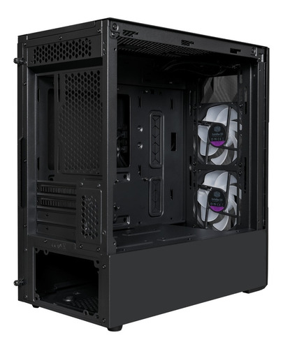 Imagen 6 de 8 de Gabinete Gamer Coolermaster Td300 Mesh Black Mini Tower
