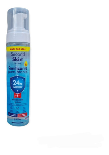 Desinfectante Sanitizante De Manos Sin Alcohol 24hs 2x250ml