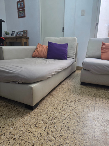 Sillón Esquinero Beige Liso (Usado)