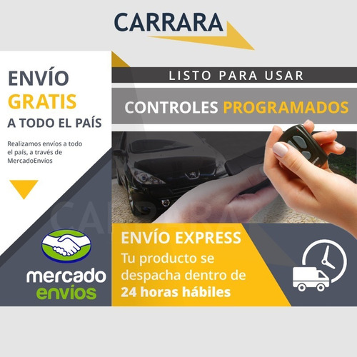 Kit Motor Portón Seg Verti Duo 140 Levadizo Sin Fin Control