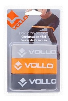 Imagem 2 de 3 de Conjunto 3 Mini Faixas De Exercicios Circulares 3cm- Vollo