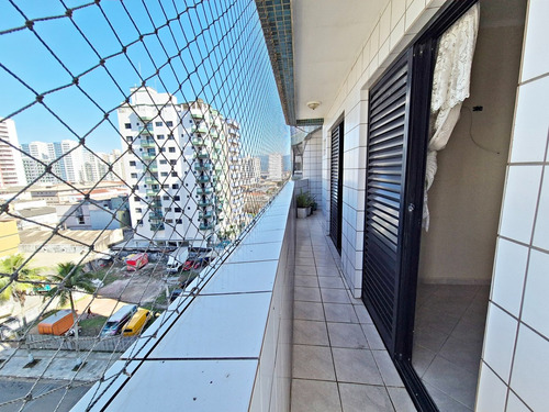 Vista Para O Mar, 2 Dormitórios, Suíte, Sacada Gourmet, Piscina, R$ 360 Mil, Em Praia Grande (ap1399).