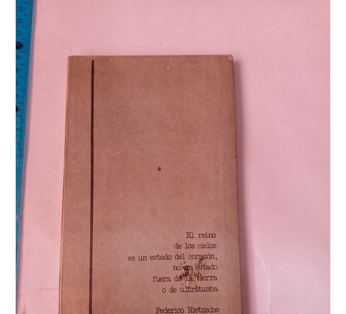 El Anticristo Federico Nietzsche (Usado)