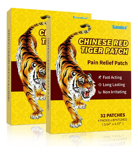 Sumifun Parche Para Aliviar El Dolor, Parche De Tigre Chino,