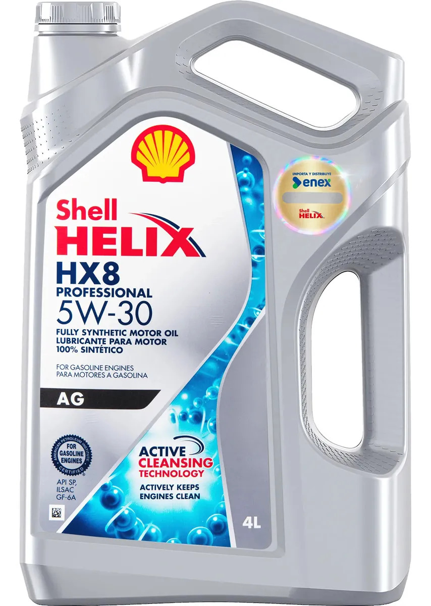 Aceite Motor Shell Helix Hx8 5w30 Full Sintetico 4 Lts