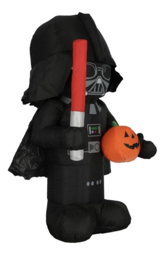 Inflable Con Iluminación 1.07 M Darth Vader