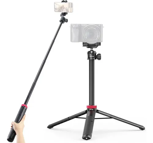 Bastão Extensor com Tripé para Câmeras e Celulares Ulanzi MT44 Co...
