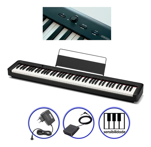 Teclado Piano Digital Casio Stage Cdp-s160