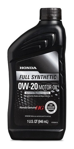 Imagen 4 de 4 de Pack Filtro Aceite + Golilla + 4 Aceites 0w20 Honda Original