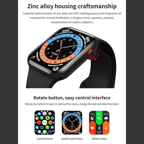 Imagen 4 de 8 de Smart Watch Reloj Inteligente Hw16 Touch Original Fralugio