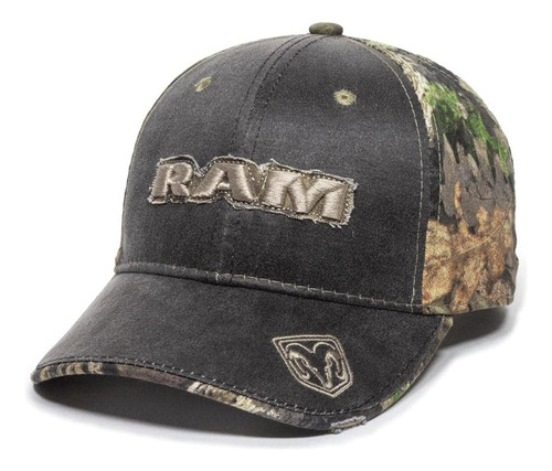 Gorro - Ram Camuflaje Weathered Ball Cap 3-d Bordado