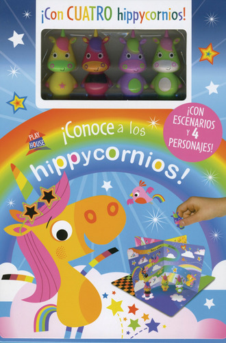 Playhouse: ¡Conoce A Los Hippycornios!, de Greening, Rosie. Editorial Silver Dolphin (en español), tapa dura en español, 2019