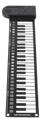 Teclados Electrónicos Hand Roll Piano Portátil De 49 Teclas