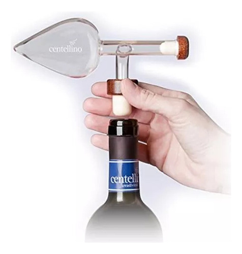 S 2pcs Aireador Y Decantador De Vino Centellino Areadivino