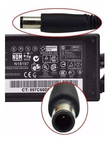 Cargador Para Laptops Hp De 65 Watts (Usado)