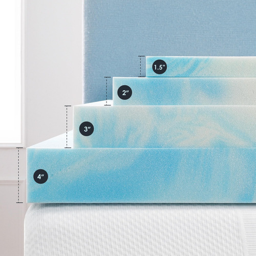 Cubre Colchon Espuma Viscoelastica Aerobreeze Matrimonial