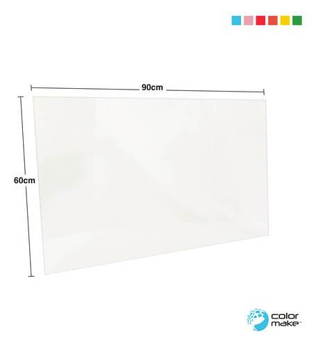 Lamina De Acrílico Transparente 60x90 3mm Color Make Cm360