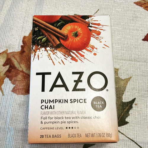 Tazo Negro Saquitos Pumpkin Spice Chai Unidad 1 50 g